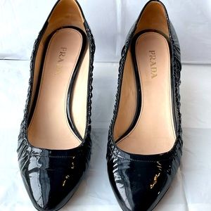 Prada patent leather heels